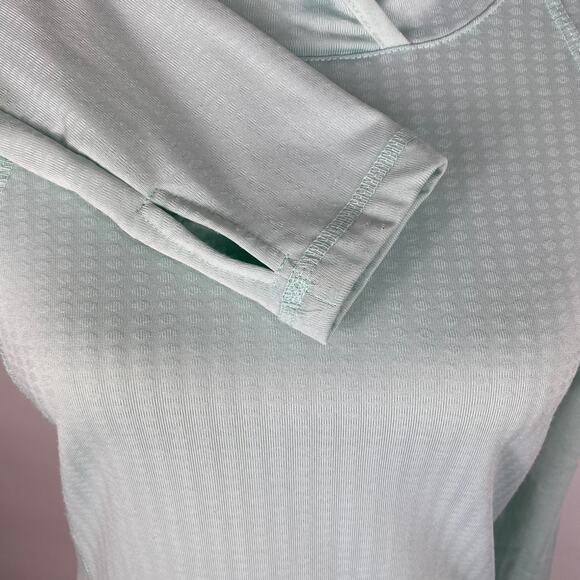 Jockey Flash Insulator Pullover Hoodie Mint Green Lightweight Womens Size Small - Picture 8 of 11